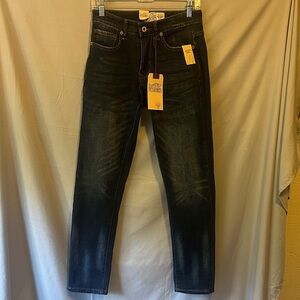 Slim Straight Men's Jeans in Washed Black